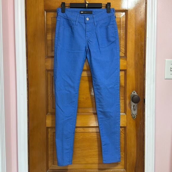 Levi’s Jegging Bright Blue Skinny Fit Women’s W25 L32 - Picture 1 of 9